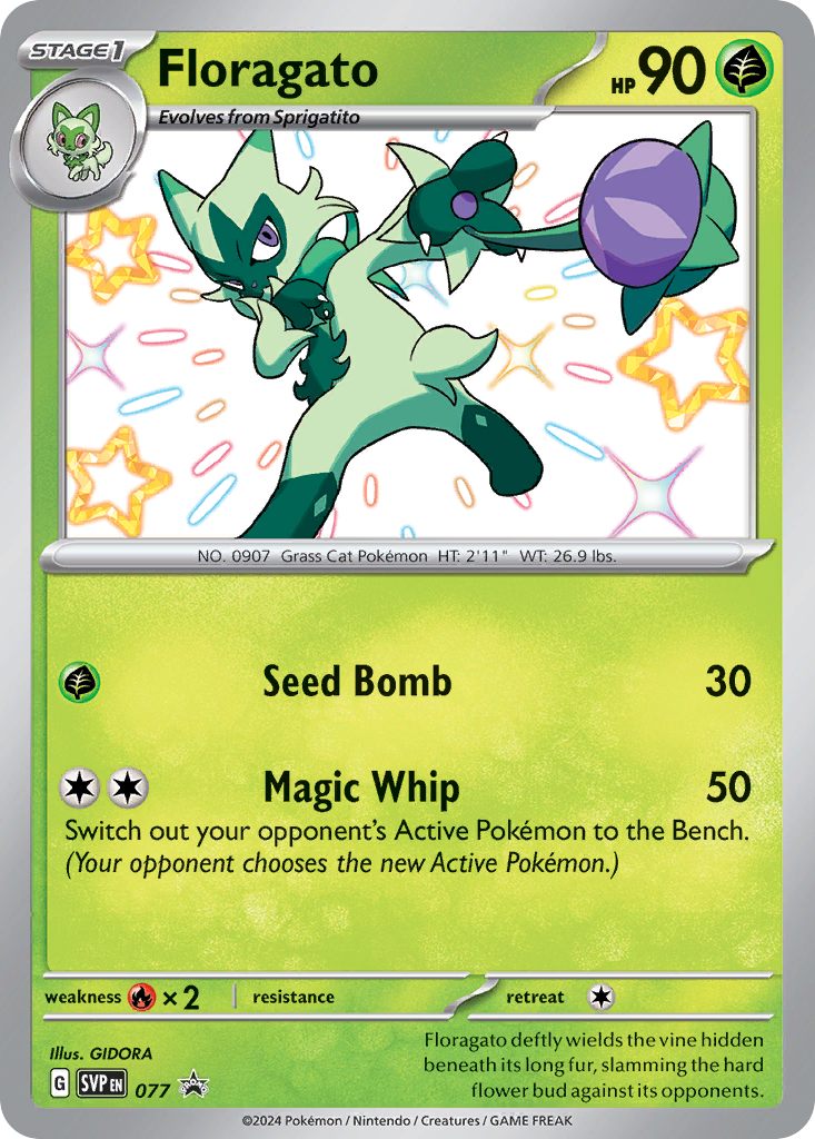 Scarlet & Violet Promo Floragato #77